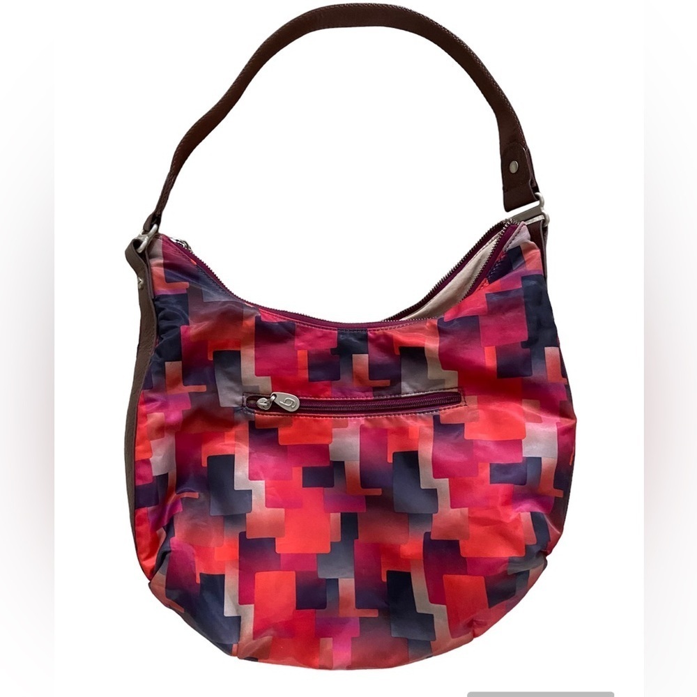 Baggallini Maria multicolor shoulder bag, zipped top, two zipped pockets